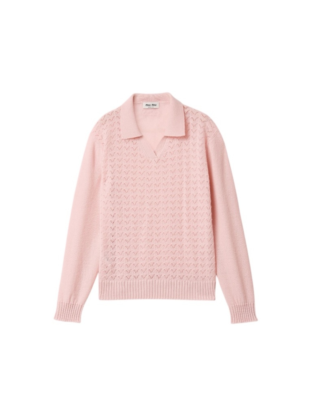 Miu Miu Cashmere Openwork Sweater It38